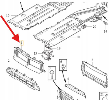 GÓRNA KIEROWNICA POWIETRZA VOLVO EX40 XC40 2018- OE 31455417