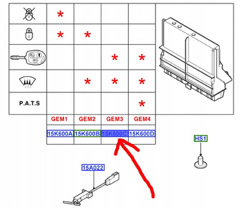 MODUŁ KOMFORTU FORD _ 1678406 _ 6S6T-15K600-BL
