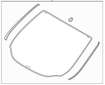 SZYBA CZOLOWA FORD ESCAPE 2013-2016 CJ5Z-7803100-B