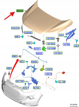 MASKA FORD ECOSPORT 2017- 1896136 _ SPCN15-N16612-CA
