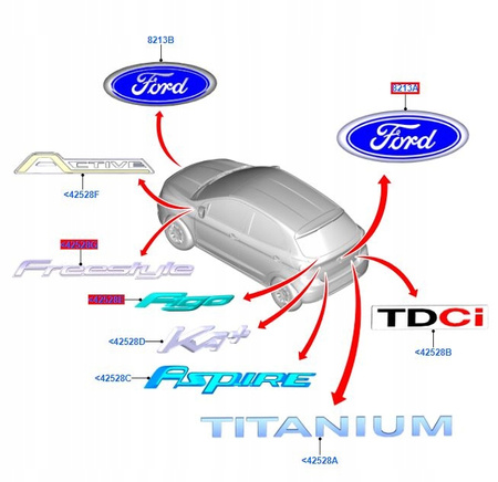 EMBLEMAT TYLNY FORD FIGO/KA+ 2015-2017_5316805_F85B-15402A16-AC