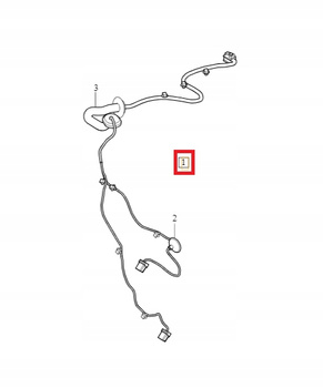 WIĄZKA TYLNEJ KLAPY VOLVO S40 II 2007-2012r