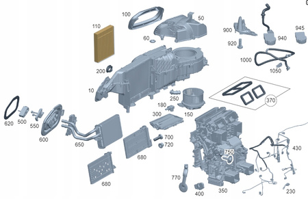 FILTR KABINY MERCEDES 223 A223 835 13 00