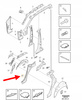 WEWNĘTRZNY SŁUPEK B PRAWY VOLVO XC90 2016- OEM/OE 32321992