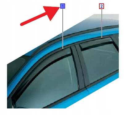 OWIEWKI SZYBY DRZWI PRZÓD ECOSPORT 2017- OE 1852672 _ A66SX-201K56-CNA