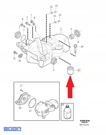 Tulejka Volvo OE 31256914