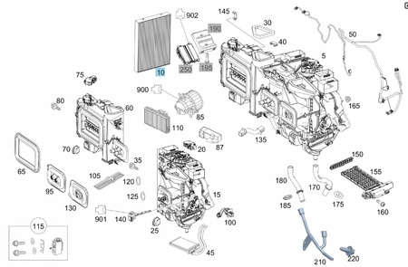 FILTR KABINY MERCEDES W447 A4478353300