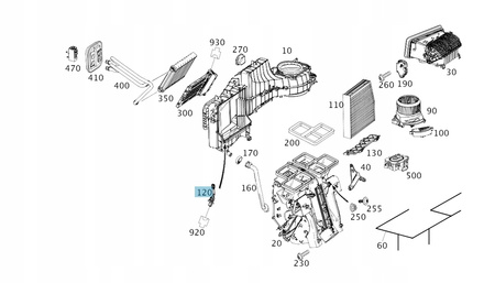 CZUJNIK TEMEPERATURY A2208300772 MERCEDES BENZ