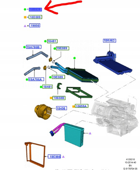 NAGRZEWNICA FORD KUGA Mk1 FOCUS Mk2 C-MAX 03- _ 1754199 _ 3M5H-18B539-CB