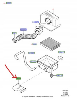 MANETKA KIERUNKOWSKAZÓW FORD FIESTA Mk6 FUSION_1379849_6S6T-13335-AA