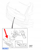 RYGIEL KLAPY BAGAŻNIKA VOLVO XC90 2016- OEM/OE 39831947