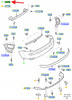 ZDERZAK TYLNY 1336747 _ 4M51-A17906-CAXWAA