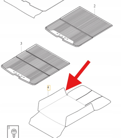 MATA WYKŁADZINA OCHRONNA BAGAŻNIKA VOLVO XC90 2016- OE 31435694