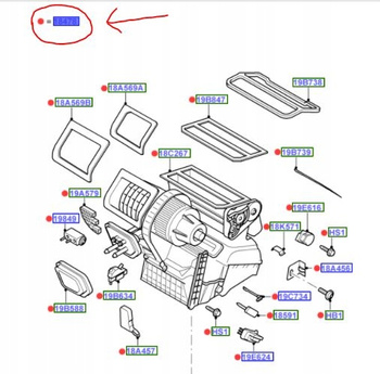 NAGRZEWNICA FORD MONDEO Mk4 S-MAX Mk1 GALAXY Mk3a_1822744_6G91-19B555-LP