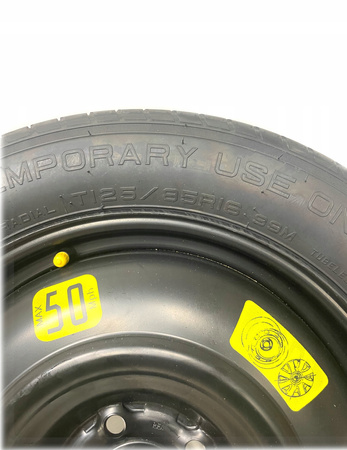 Koło dojazdowe oryginał PSA 16" OE 9807543880