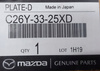 Tarcza hamulcowa przód - Mazda 3 BL Mazda 5 CW/CR_C26Y3325XD