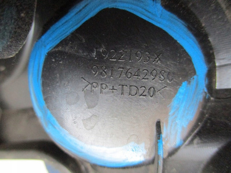 Ślizg zderzaka strona lewa Citroen OE 9817643080