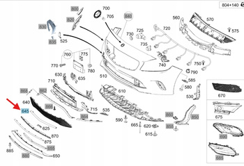 LISTWA ZDERZAKA ŚRODKOWA CHROM MERCEDES A klasa W176 OE A1768852521