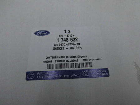 USZCZELKA MISKI OLEJOWEJ 2.2 TDCI FORD MONDEO Mk3_ 1748632 _ 3S7Q-6710-BB