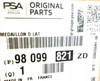 Tabliczka płata drzwiowego prawa Citroen OE 98099821ZD
