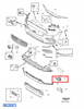 PRAWA RAMKA MOCOWANIE HALOGENU VOLVO S60 V60 2019- R-Design OE 31688805