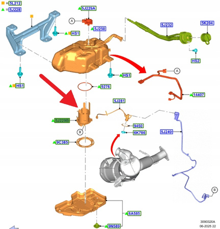 POMPA ADBLUE 2.0 ECOBLUE FORD TRANSIT CUSTOM 16- OE 2506756 _ GK21-5J229-AE