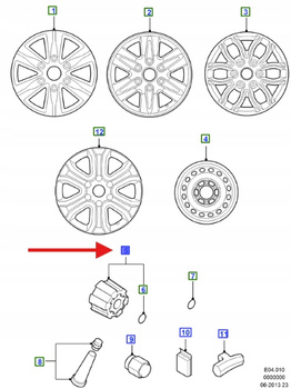 DEKIELEK FELGI FORD RANGER 2002-2007 EVEREST 03-09 4504920 _ 2M34-1130-AA