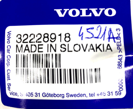VOLVO XC60 II lewa zaślepka śruby tylnej OE