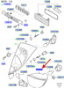 LAMPA TYLNA COFANIA FOCUS 1419081 _ 5M51-15511-AA