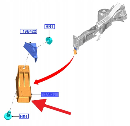 PRZEKAŹNIK 4 STYKI 20AMP FORD FOCUS FIESTA OE 1425751 _ 5M5T-14B192-AA