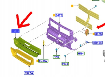 WLOT KIEROWNICA POWIETRZA FORD S-MAX Mk2 2015- OE