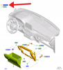 SCHOWEK PASAŻERA FORD KUGA ESCAPE 2020- 2729670 _ LV4B-S060T10-BL3ZHE
