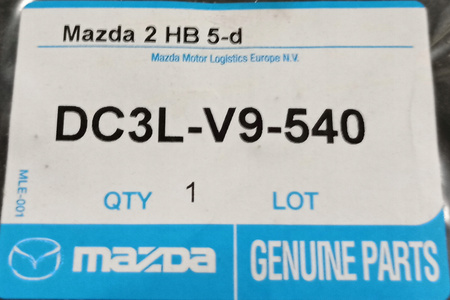 Mata bagażnika - Mazda 2 DJ_DC3LV9540