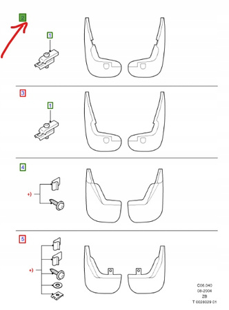 CHLAPACZE PRZEDNIE FORD FOCUS Mk1 2001-2005_1135388_AM98AX-16L560-AA