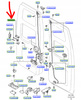 OGRANICZNIK DRZWI TYŁ FORD TRANSIT 2000-14_4872285_YC15-V441A14-BF