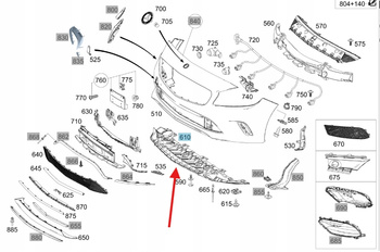 OSŁONA PŁYTA DOLNA ZDERZAKA PRZÓD MERCEDES A W176 OE A1768850736