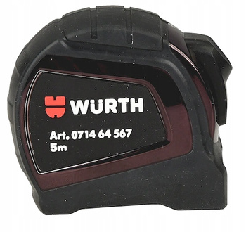 KIESZONKOWA TAŚMA MIERNICZA MIARA 5 M WURTH
