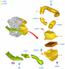 PRZEWÓD RURKA DOLOTU POWIETRZA FORD TDCi Diesel _ 2029622 _ F1F1-9E635-CA