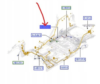 PRZEWÓD ABS PRAWY TYŁ FORD FOCUS Mk2 C-MAX Mk1_1513081_7M5T-2B325-CBB
