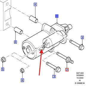 ROZRUSZNIK 2.0 TDCi FORD MONDEO 01- TRANSIT 00- 1449615 _ RYC1U-11000-AF
