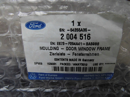 LISTWA SŁUPKA B DRZWI PRAWY TYŁ FORD MONDEO 2014- 2004516 _ ES73-F254A41-BA