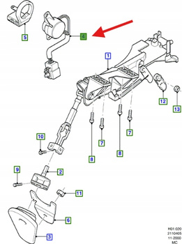 PRZEŁĄCZNIK FORD MONDEO MK2 1996- 1027273 _ 97BB-11572-BA