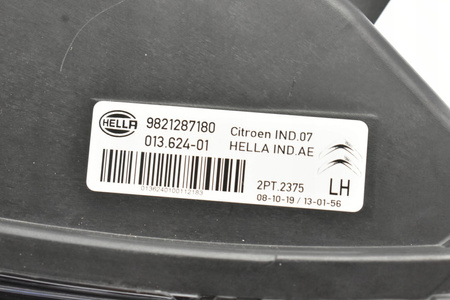ŚWIATŁO DO JAZDY DZIENNEJ LED LEWE CITROEN C4 CACTUS OE 9821287180