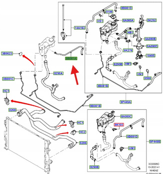 PRZEWÓD ZBIORNICZKA WYRÓWNAWCZEGO MONDEO S-MAX 10- 1799492 _ BG91-8K012-HD