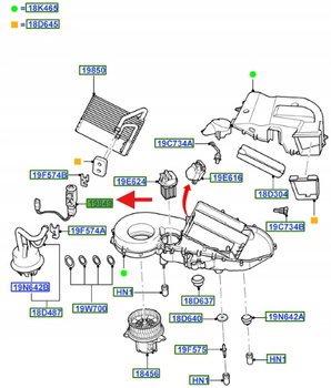 ZAWÓR ROZPRĘŻNY FORD GALAXY MK1 2006- 1591202 _ 6G91-19849-BB