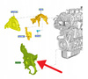 POKRYWA CYLINDRA PRZÓD 1.5 TDCI FOCUS PUMA KUGA 2484048 _ JX6Q-6L070-AB