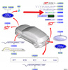 EMBLEMAT "ECOBOOST" TYŁ S-MAX GALAXY MONDEO 2013- 1830630 _ DM51-A42528-BA