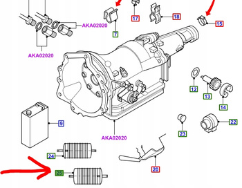 FILTR OLEJU SKRZYNI AUTOMAT SIERRA TRANSIT MONDEO _ 4069694 _ XC3P-7B155-AA