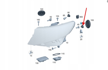 OPRAWA ŻARÓWKI H7 MERCEDES VITO W447 W448 SPRINTER W906 OE A9068260282 64