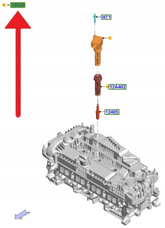 CEWKA ZAPŁONOWA 2.0 EB FORD FOCUS EDGE KUGA 2020- 2272949 _ JX6E-12A366-BA